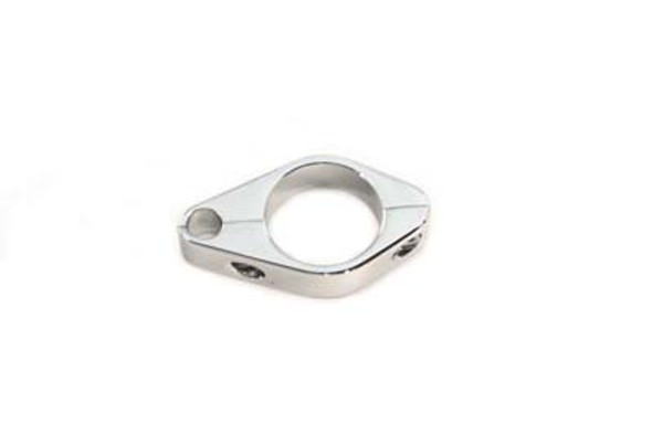 V-Twin - 37-0883 - Billet Throttle Cable Clamp Chrome