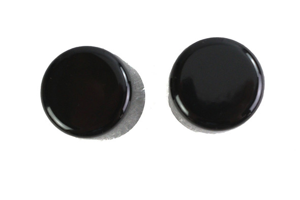 V-Twin - 37-1155 - Large Magnetic Docking Points Cover Set Gloss Black