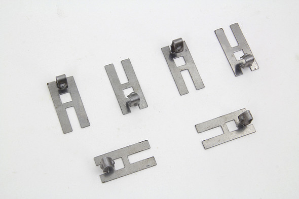V-Twin - 37-1343 - Front Fender Trim Clip Set - Fits 1949-1956 Harley-Davidson FL