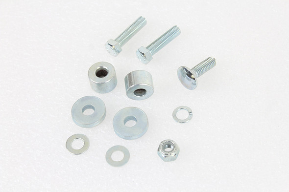 V-Twin - 37-1562 - Solo Seat Spacer Kit Zinc - Fits 1941-1985 Harley-Davidson FL