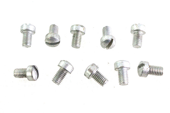 V-Twin - 37-1675 - Oil Pump Fillister Screws Cadmium - Fits 1967-1969 Harley-Davidson FL