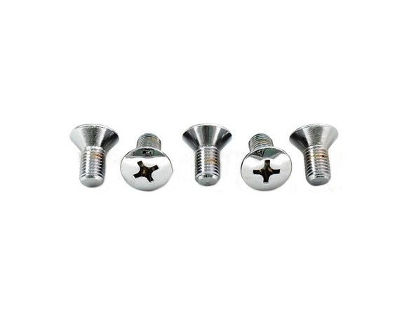 V-Twin - 37-2096 - Phillips Head Chrome Screws