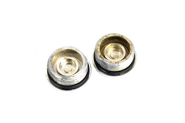 V-Twin - 37-7377 - Chrome Primary Cover Cap Set