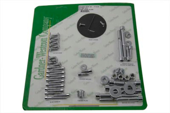 V-Twin - 37-7490 - Chrome Allen Head Engine Dress Up Screw Kit