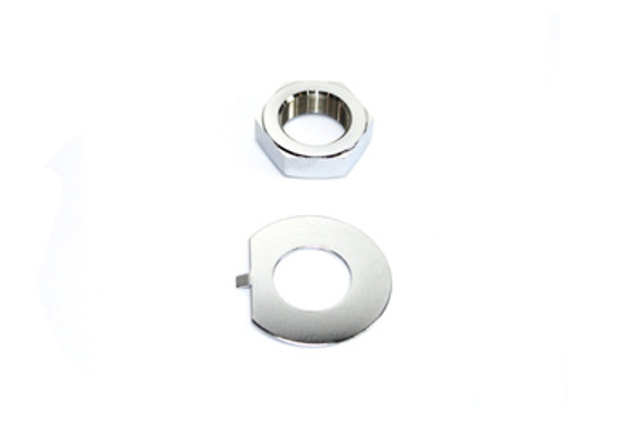 V-Twin - 37-8138 - Fork Stem Chrome Nut and Lock Washer Kit
