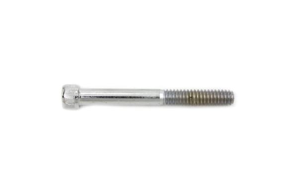 V-Twin - 37-8308T - Allen Socket Cap Bolt Knurled Chrome 1/4 inch-20 X 2-1/4 inc