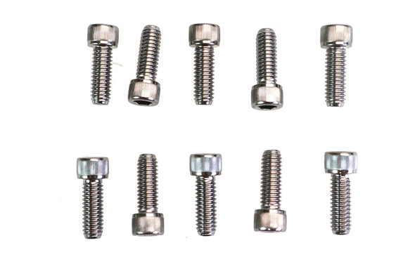 V-Twin - 37-8311 - Allen Socket Cap Bolt Knurled Chrome 5/16 inch X 7/8 inch