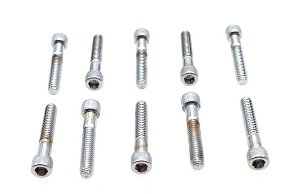 V-Twin - 37-8315 - Allen Socket Cap Bolt Knurled Chrome 5/16-18 inch X 1-3/4 in