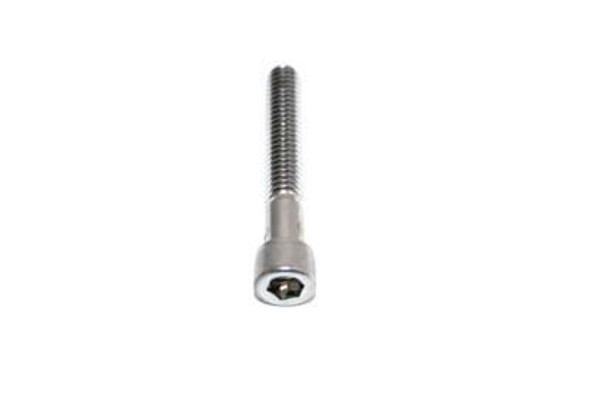 V-Twin - 37-8347 - Allen Socket Cap Bolt Knurled Chrome 3/8 inch X 2-1/2 inch