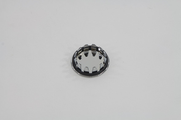 V-Twin - 37-8349 - Primary Cover Hole Plug Chrome - Fits 1954-1964 Harley-Davidson FL