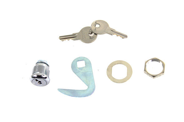 V-Twin - 37-8375 - Saddlebag Lock and Hook Kit - Fits 1970-1980 Harley-Davidson FL