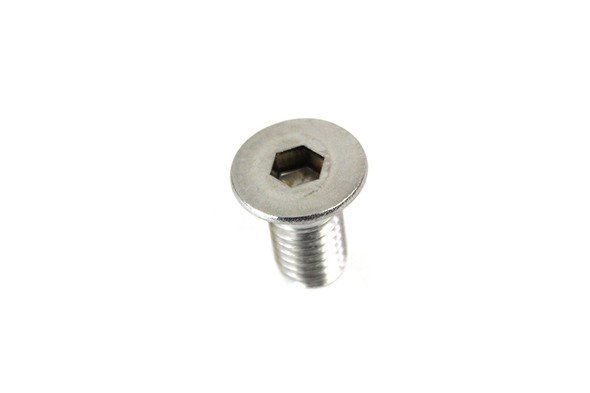 V-Twin - 37-8376 - Hex Flat Cap Bolt Stainless Steel 1/2 inch-13