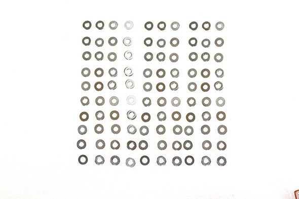 V-Twin - 37-8559 - Chrome Flat Washers 1/4 inch Inner Diameter