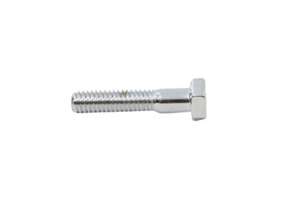 V-Twin - 37-8574 - Hex Cap Bolts Chrome 1/4 inch-28 X 3/4 inch