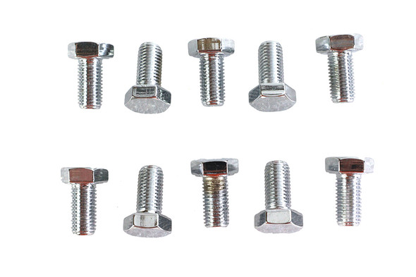 V-Twin - 37-8582 - Hex Cap Bolts Chrome 5/16 inch x 5/8
