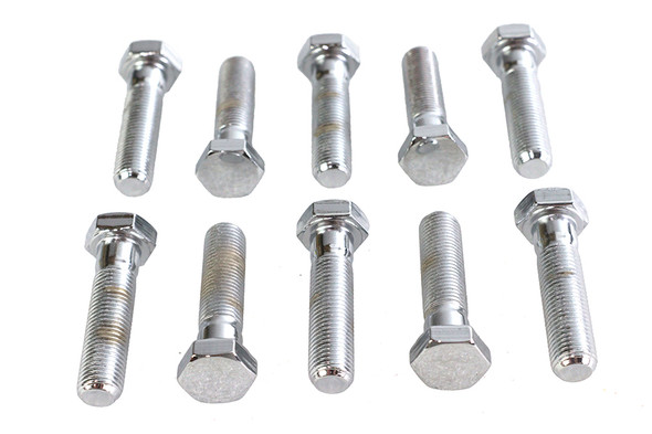 V-Twin - 37-8594 - Hex Cap Bolts Chrome 3/8 inch x 1-1/2 inch