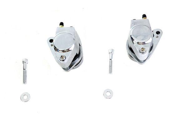V-Twin - Front 1 Piston Caliper Set with Brake Pads fits '84-'99 FXST/FLT/XL, '91-'99 FXD, '86-'99 FLST & '84-'94 FXR Models