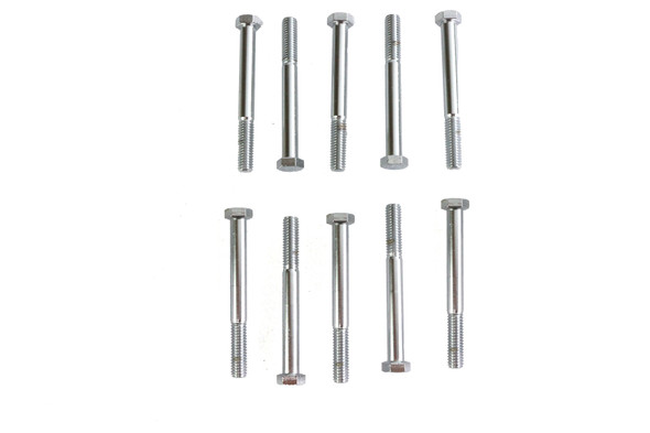 V-Twin - 37-8682 - Hex Cap Bolt Chrome 3/8 inch X 3-1/2 inch