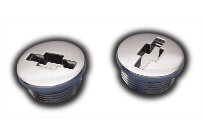 V-Twin - 37-8690 - Primary Cover Cap Set Chrome - Fits 1986-1990 Harley-Davidson XL
