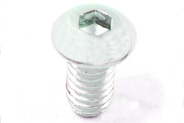 V-Twin - 37-8700 - Allen Button Head Screws Chrome 1/4 inch X 1/2 inch