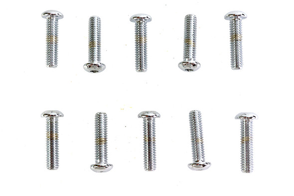 V-Twin - 37-8714 - Allen Button Head Screws Chrome 5/16 inch X 1-1/4 inch