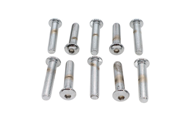V-Twin - 37-8716 - Allen Button Head Screws Chrome 5/16 inch X 1-1/2 inch