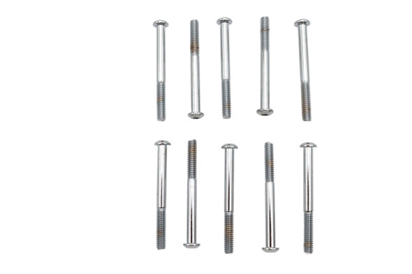 V-Twin - 37-8738 - Allen Button Head Screws Chrome 1/4 inch X 2-5/8 inch