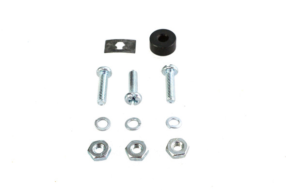 V-Twin - 37-8804 - Horn Cover Mount Hardware - Fits 1984-1989 Harley-Davidson FXST, 1965-1984 FL, 1971-1984 FX, 1965-1985 XL, 1986-1989 FLST
