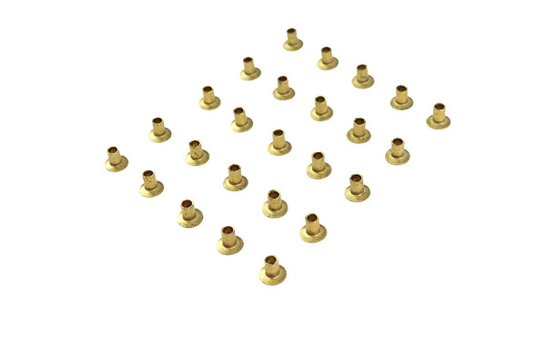 V-Twin - 37-8808 - Clutch Rivets Brass - Fits 1971-1984 Harley-Davidson FX, 1941-1984 FL