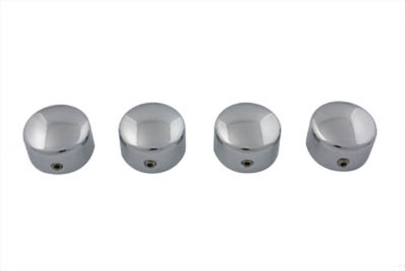 V-Twin - 37-8897 - Head Bolt Cover Set Dome Chrome
