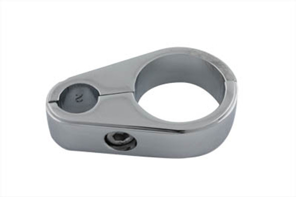 V-Twin - 37-8911 - Chrome Cable Clamp 1 inch