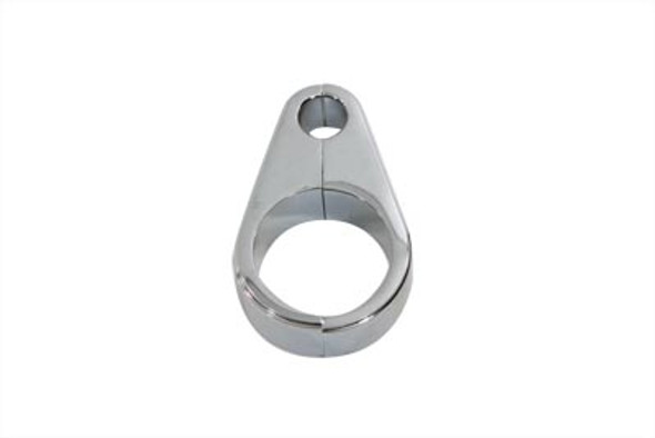 V-Twin - 37-8915 - Chrome Clutch Cable Clamp 1-1/8 inch