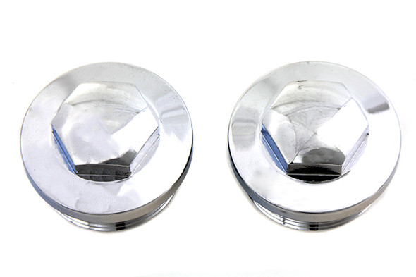 V-Twin - 37-8991 - Primary Cap Set Chrome