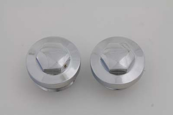 V-Twin - 37-8999 - Primary Cover Cap Set Chrome