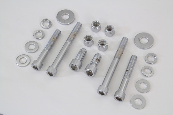 V-Twin - 37-9191 - Chrome Engine Case Allen Bolt Kit