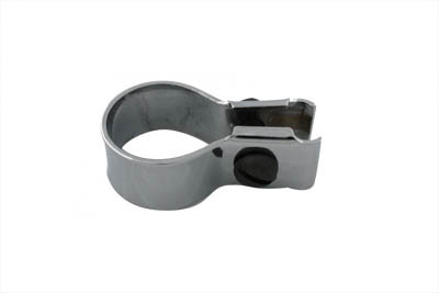 V-Twin - 37-9312 - Front Brake Cable Clamp Chrome - Fits 1937-1948 Harley-Davidson UL, 1930-1934 VL, 1928-1929 J, 1941-1986 FL, 1936-1940 EL, 1929-1952 WL