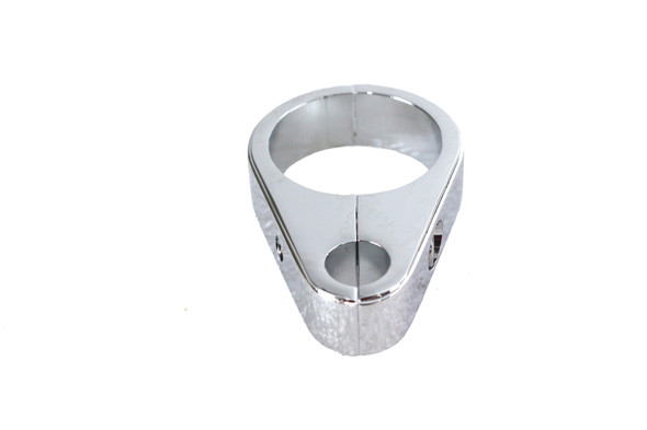 V-Twin - 37-9359 - Chrome Clutch Cable Clamp 1-1/4 inch