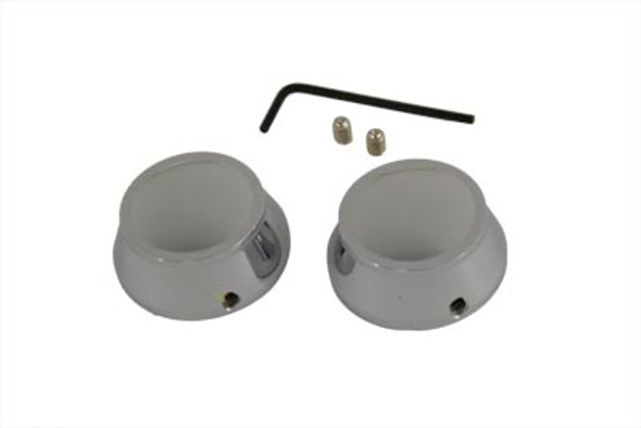 V-Twin - 37-9522 - Swingarm Pivot Cover Set Chrome