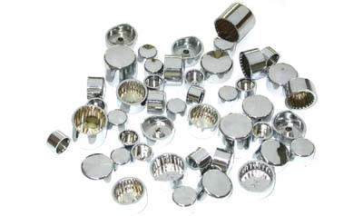 V-Twin - 37-9539 - Wyatt Gatling Chrome Bolt Cap 126 Piece Cover Kit - Fits 2009-2016 Harley-Davidson FLT