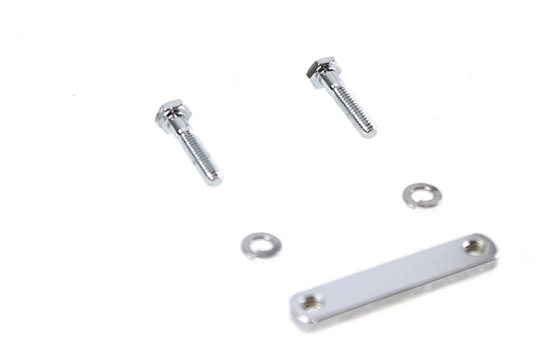 V-Twin - 3700-5 - Ignition Coil Mounting Plate Kit Chrome
