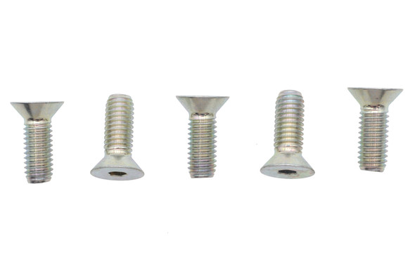 V-Twin - 3709-5 - Cast Wheel Front and Rear Disc Screw and Nut Kit Zinc