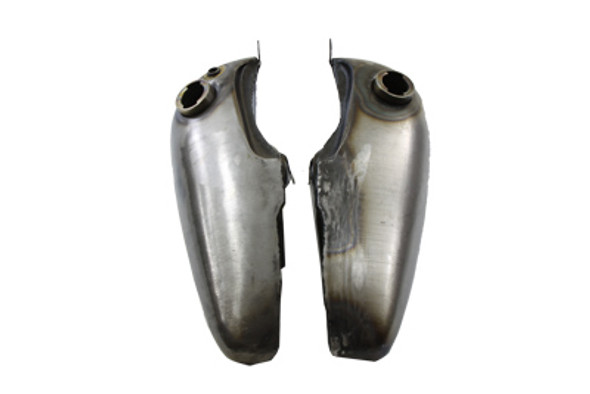 V-Twin - 38-0142 - Bobbed 3.5 Gallon Gas Tank Set