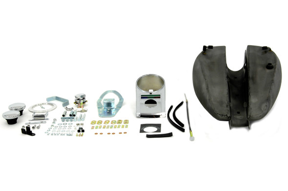 V-Twin - 38-0191 - Bobbed 3.2 Gallon Gas Tank Kit - Fits 2004-2006 Harley-Davidson XL