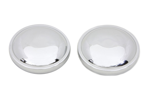 V-Twin - 38-0315 - Stock Style Gas Cap Set Vented and Non-Vented Chrome