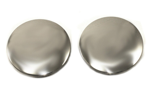 V-Twin - 38-0334 - Polished Low Profile Gas Cap Set