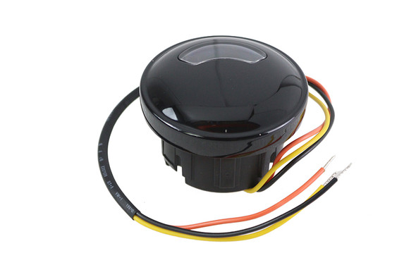 V-Twin - 38-0514 - Fuel Gauge Black - Fits 2008-2013 Harley-Davidson FXST, FLST