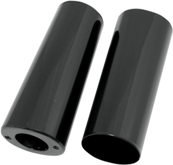 Drag Specialties - Fork Slider Covers - Fits Harley-Davidson '49-'13 FL Touring, '86-'17 FLST Softail Models