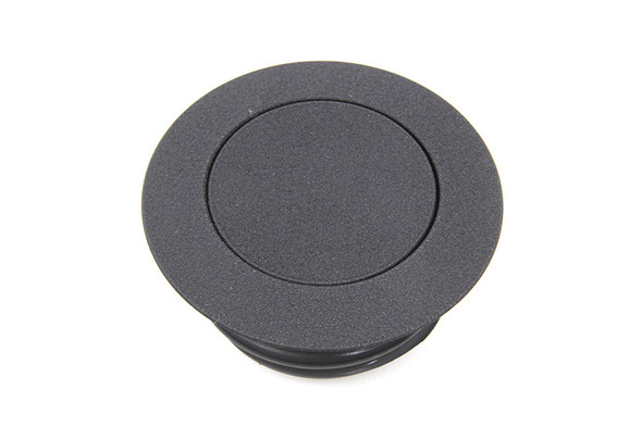 V-Twin - 38-0560 - Wrinkled Look Pop-Up Gas Cap Vented Black