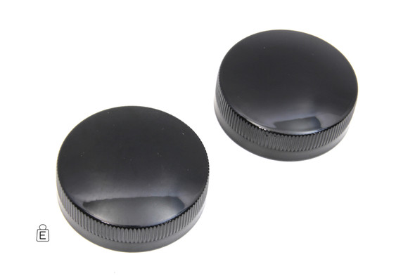 V-Twin - 38-0607 - Replica Eaton Style Gas Cap Set Vented Black