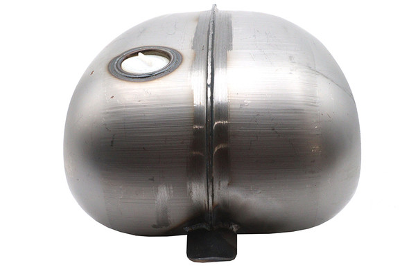 V-Twin - 38-0683 - Laredo 3.1 Gallon Ribbed Dished Gas Tank Raw